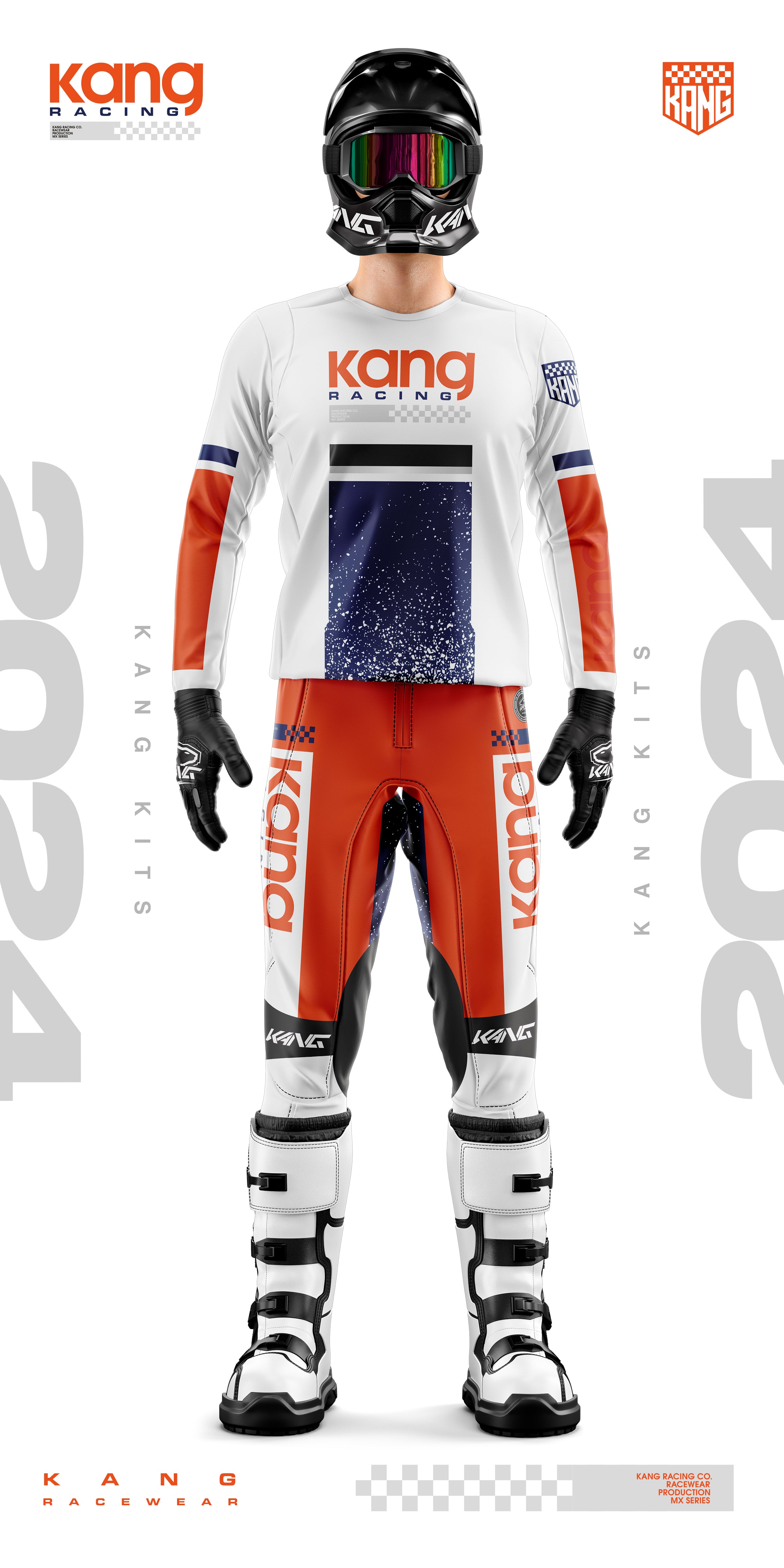 MX SERIES ORANGE & BLUE