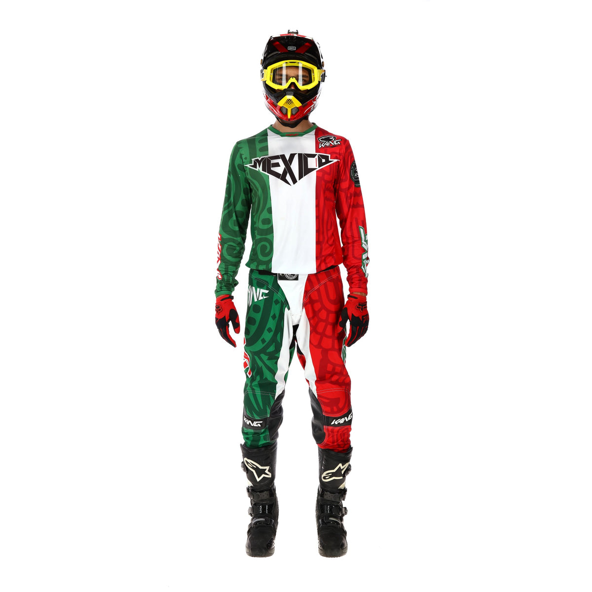 KANG MX GREEN/WHITE/RED KIT