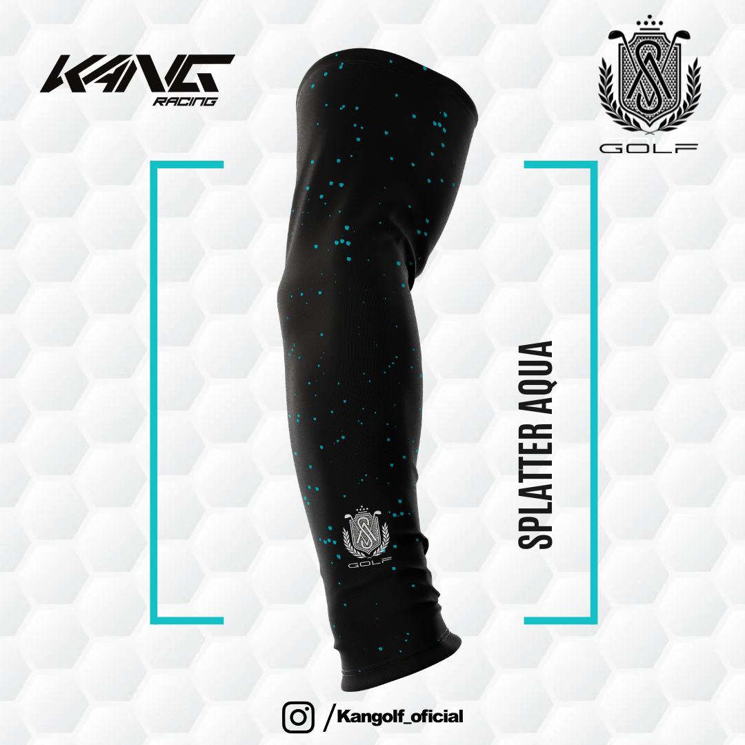 KANGOLF MANGAS SPLATTER AQUA