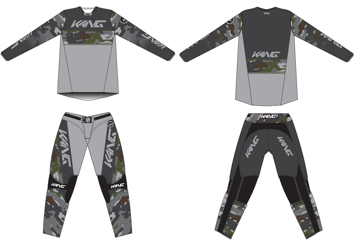KANG CAMO GREY-BROWN KIT