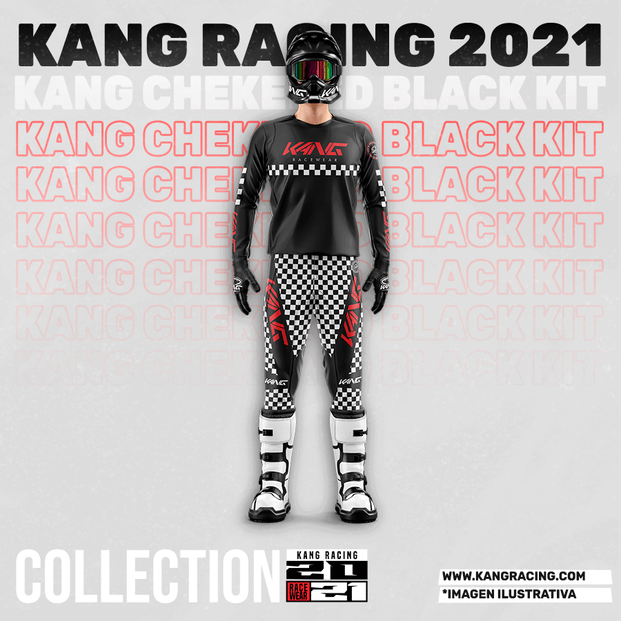 KANG CHECKERED BLACK KIT