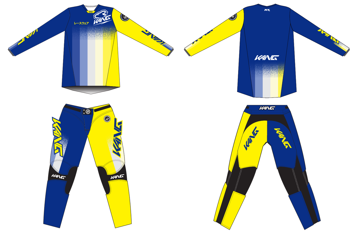 KANG SUNRISE YELLOW-BLUE KIT