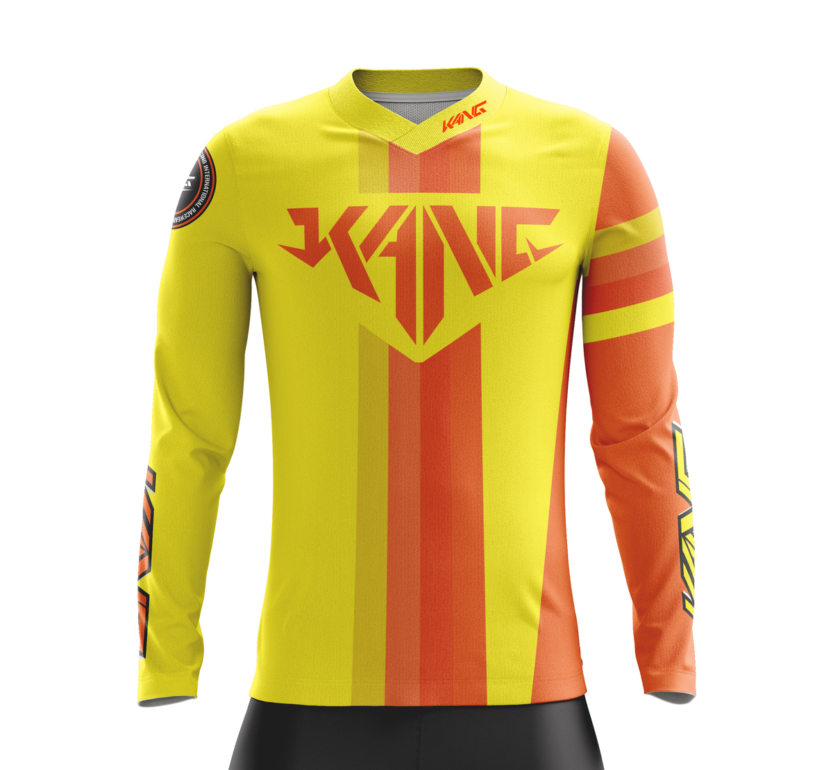 JERSEY KANG COLORMETRIK YELLOW/ORANGE