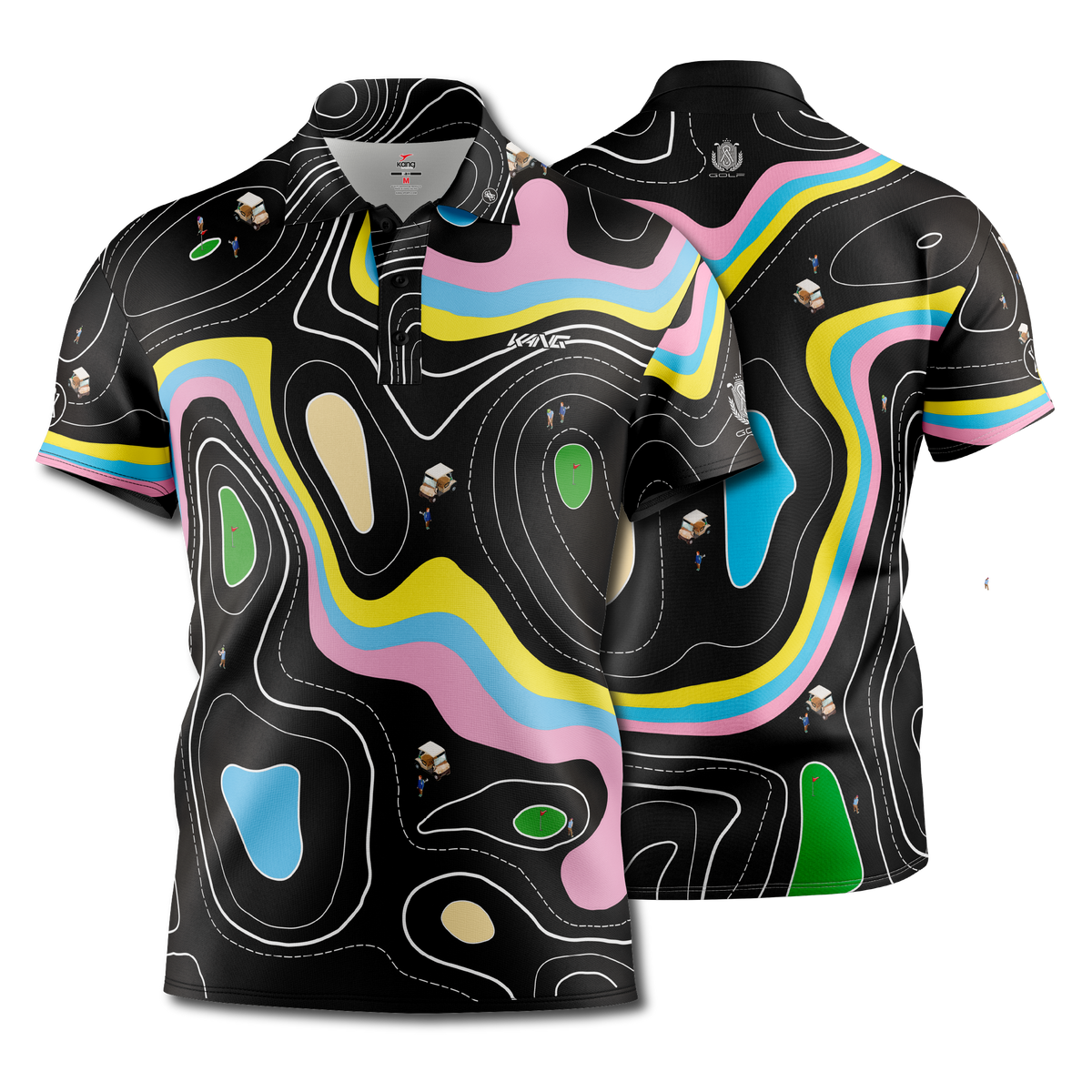 Camisa de golf Kang con diseño premium