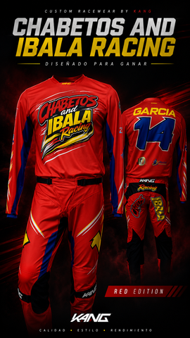 Atletas Personalizado Chabetos and Ibala Racing Red