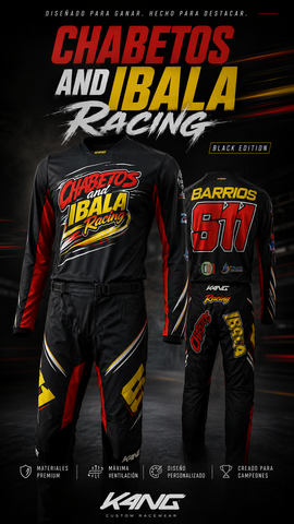 Atletas Personalizado Chabetos and Ibala Racing Black