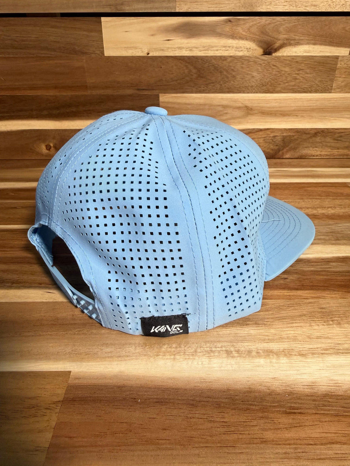 Kang Bike Hat Baby Blue Logo Horizontal Negro