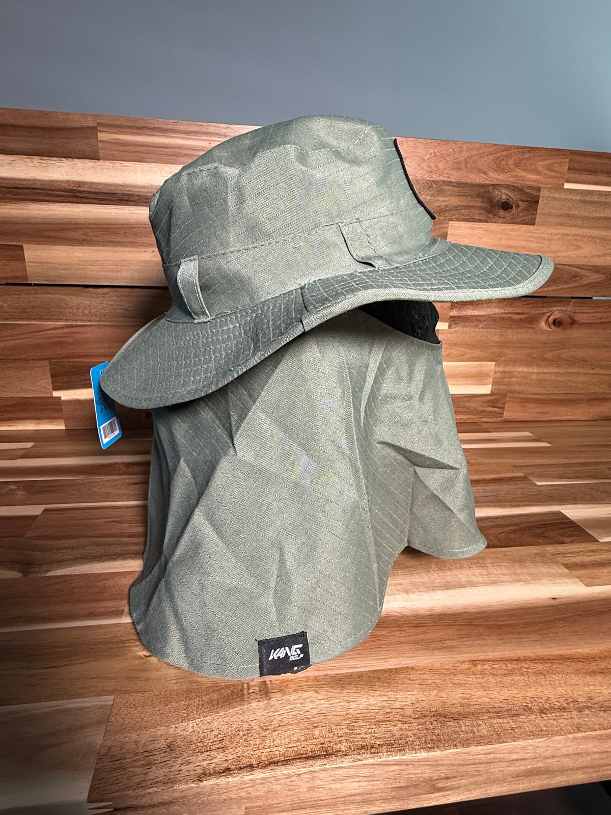 Kang BOONIE HAT Verde Olivo Logo Emblema MB