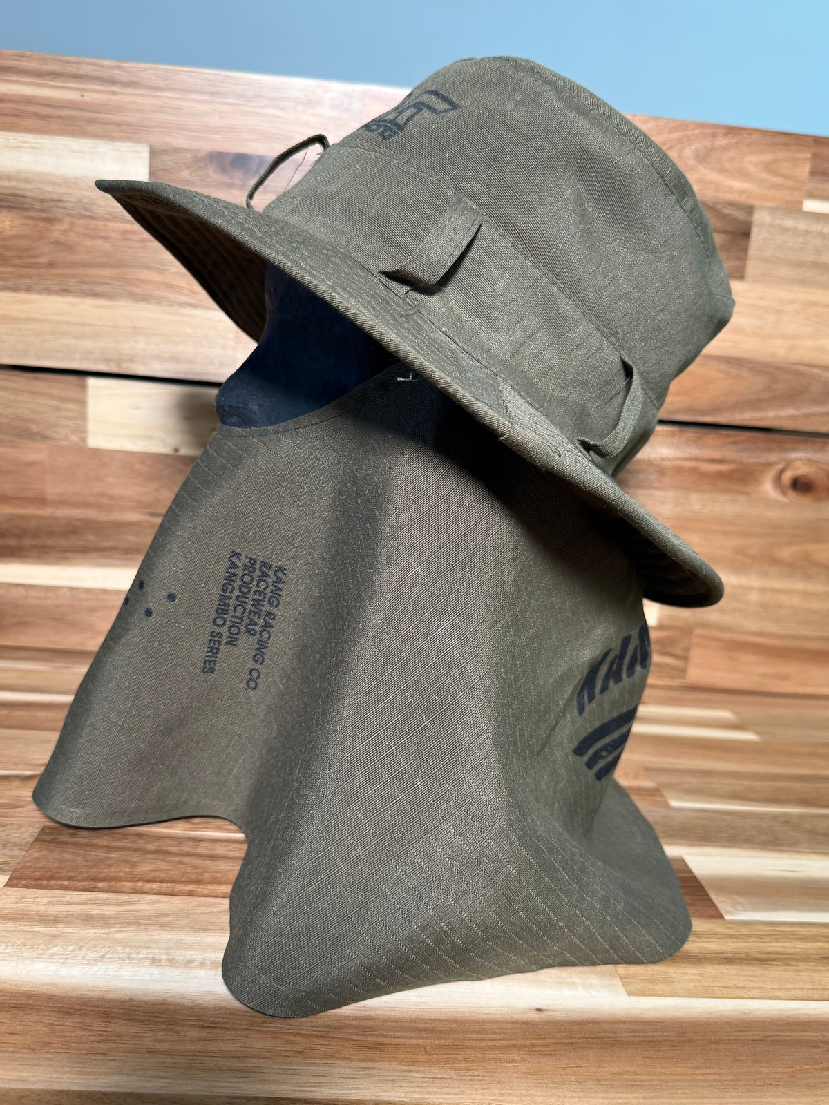 Kang BOONIE HAT Verde olivo Logo Impreso Kang Army