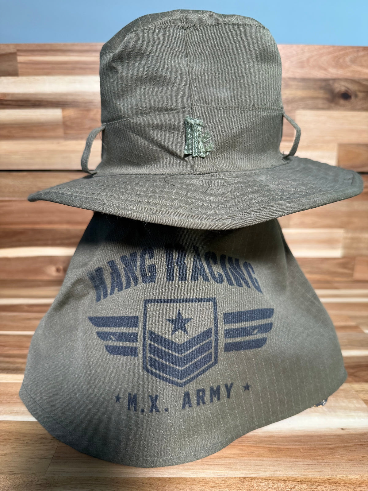 Kang BOONIE HAT Verde olivo Logo Impreso Kang Army