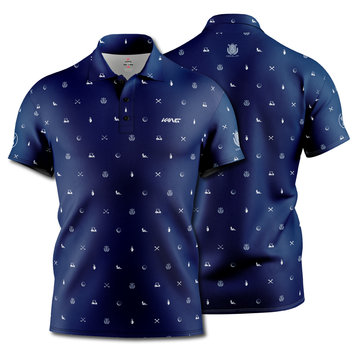 Camisa de golf Kang con diseño premium