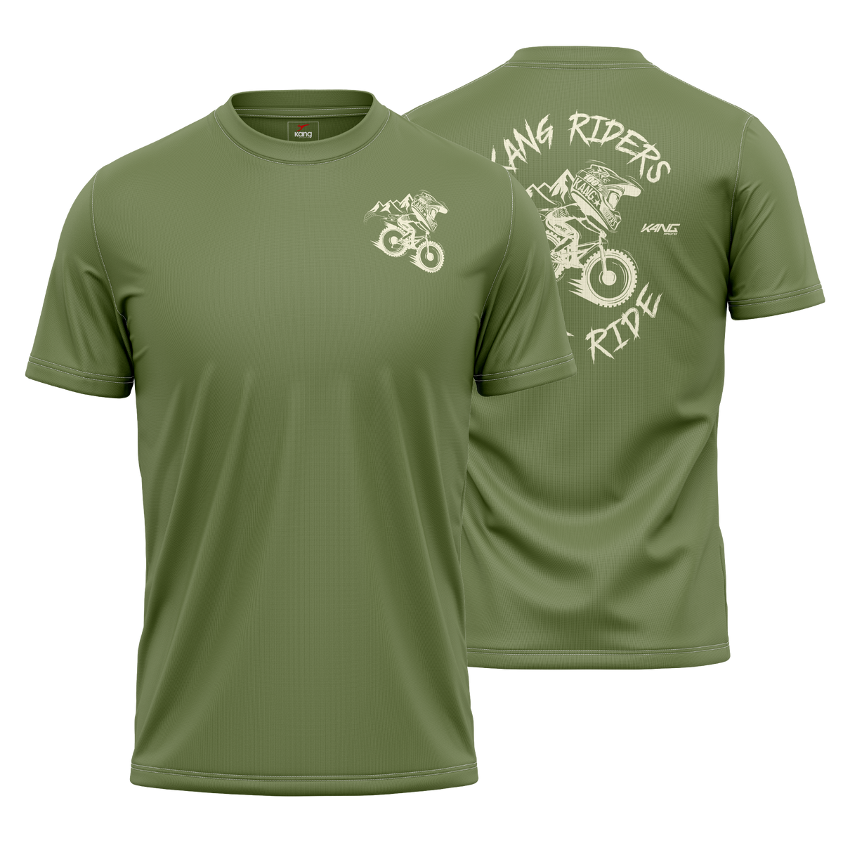 Playera urbana Kang de manga corta