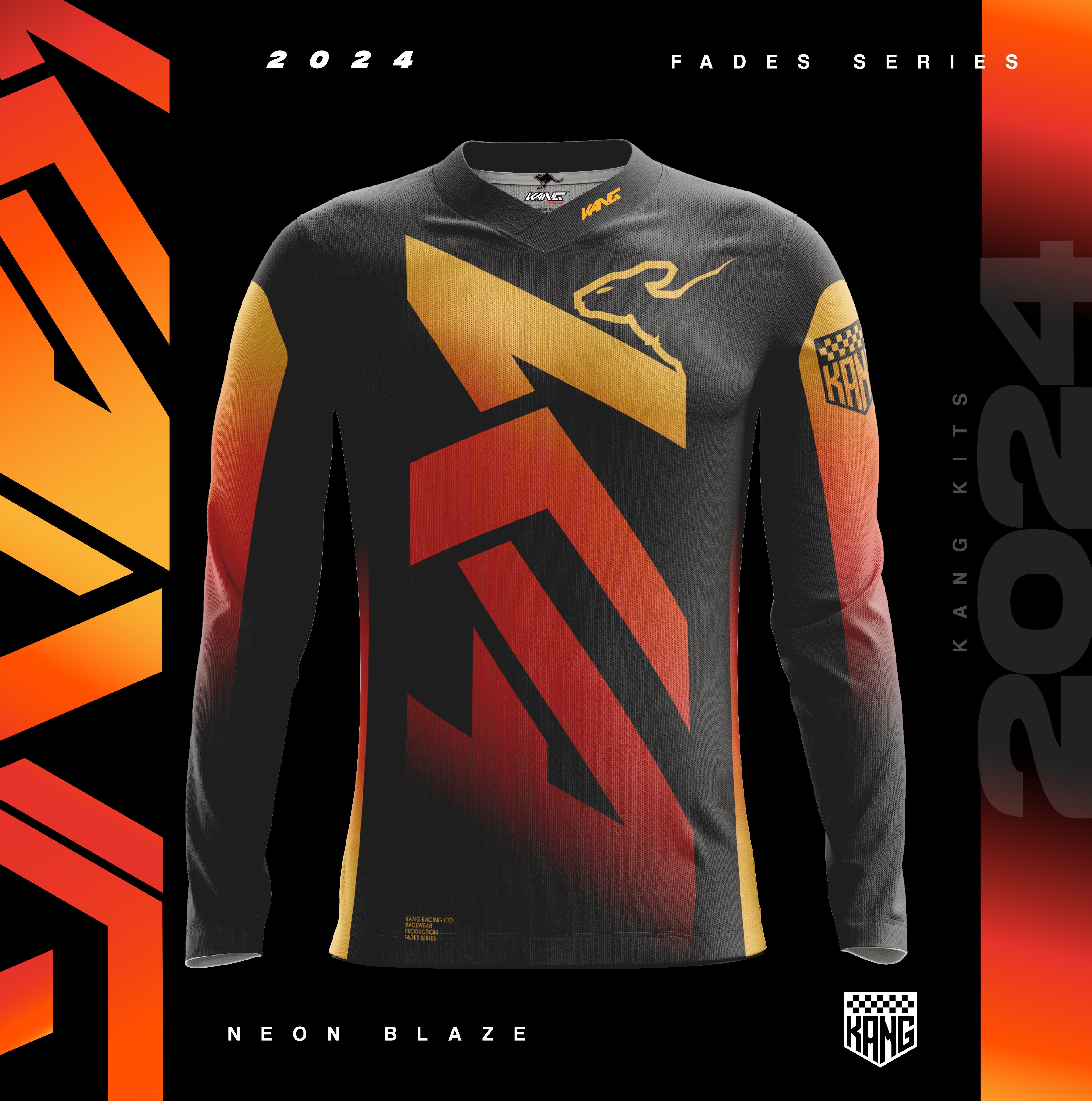 NEON FADE ORANGE  2024