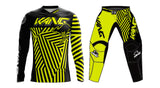 YOUTH KANG DAZZLE CAMO FLO YELLOW KIT