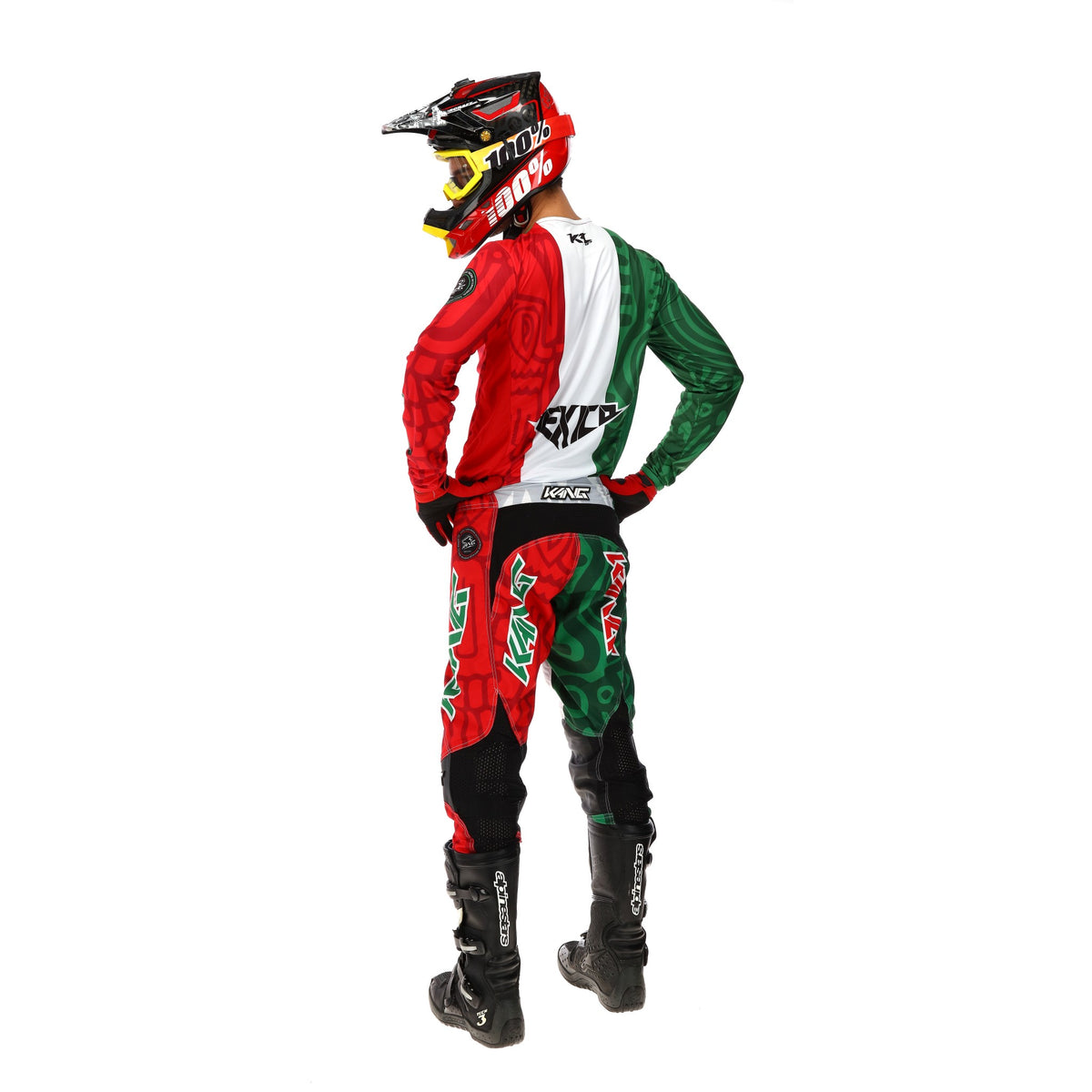 KANG MX GREEN/WHITE/RED KIT