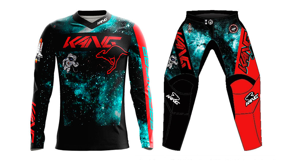 YOUTH KANG GALACTIK 2.0 LIGHTCYAN/RED KIT