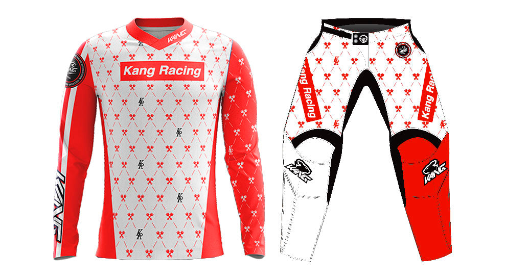 YOUTH KANG Monogram SPRME Red/White KIT