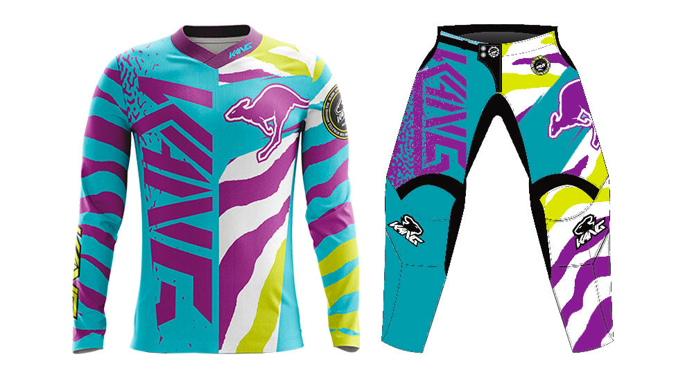 YOUTH KANG ZIBRA AQUA/PURPLE KIT