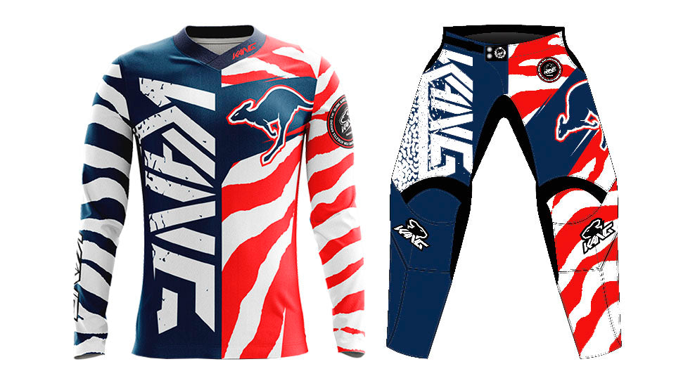 YOUTH KANG ZIBRA BLUE/RED KIT