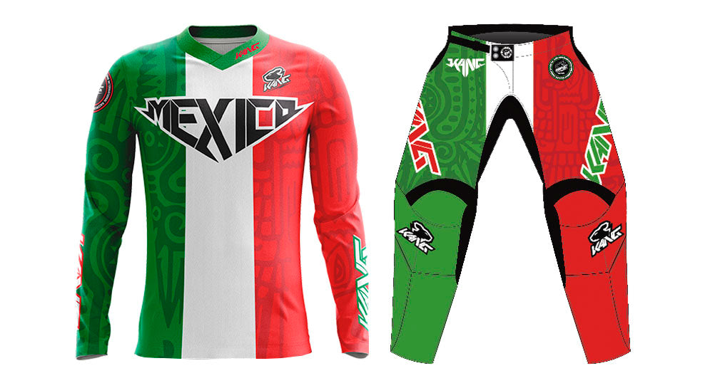 KANG MX GREEN/WHITE/RED KIT