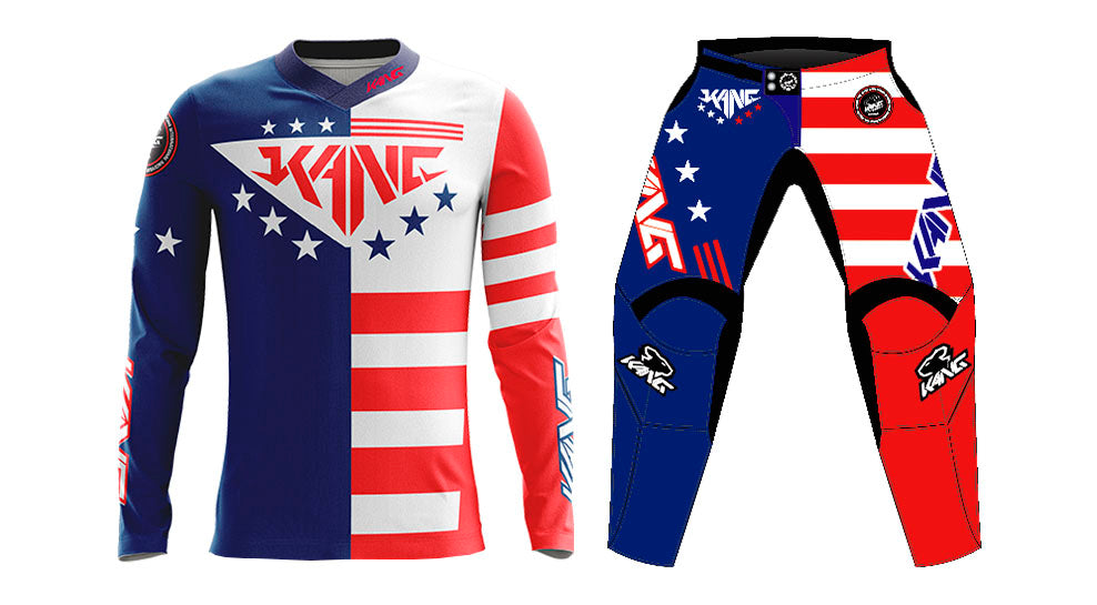 YOUTH KANG PATRIOT BLUE/RED KIT
