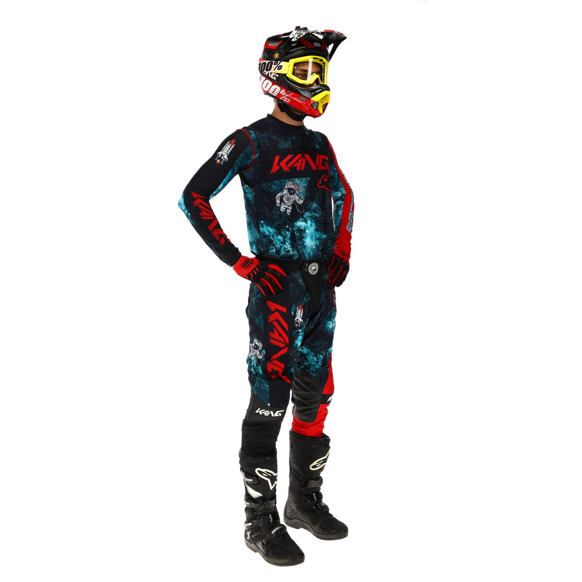 YOUTH KANG GALACTIK 2.0 LIGHTCYAN/RED KIT