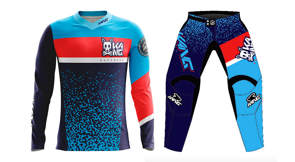 YOUTH KANG SKULL BLUE/RED KIT