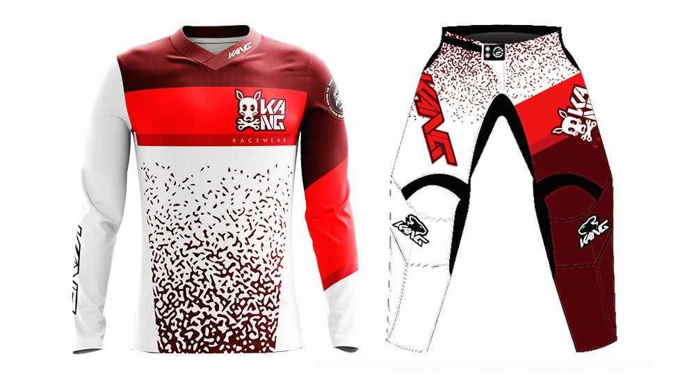 YOUTH KANG SKULL MARRON/RED KIT