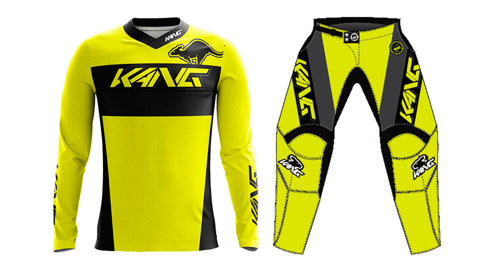 YOUTH KANG TEAM FLO YELLOW KIT