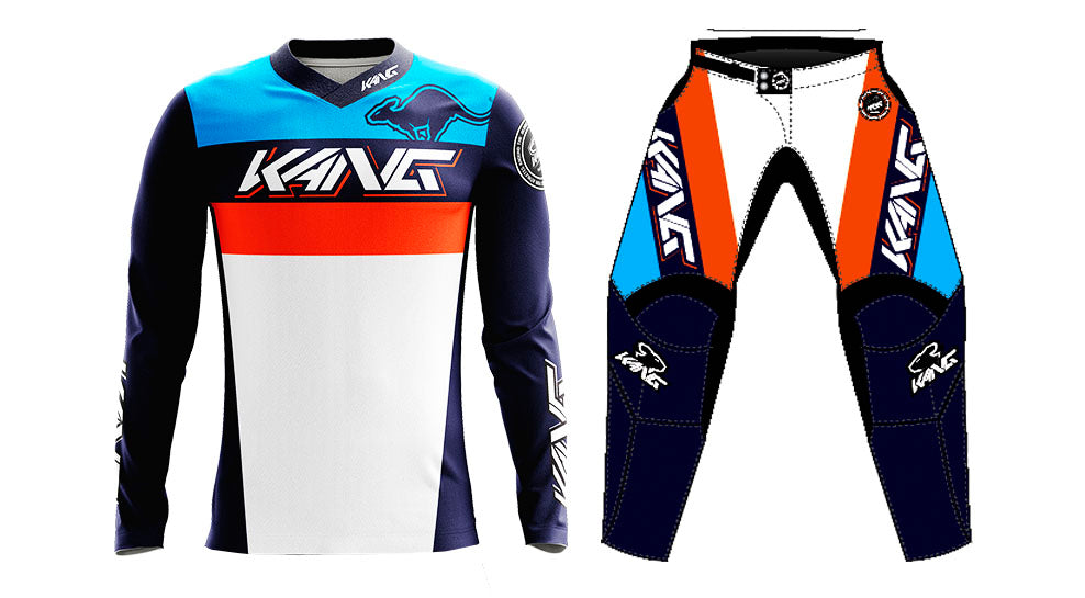 YOUTH KANG TEAM BLUE/ORANGE KIT