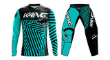 KANG DAZZLE CAMO AQUA/BLACK KIT