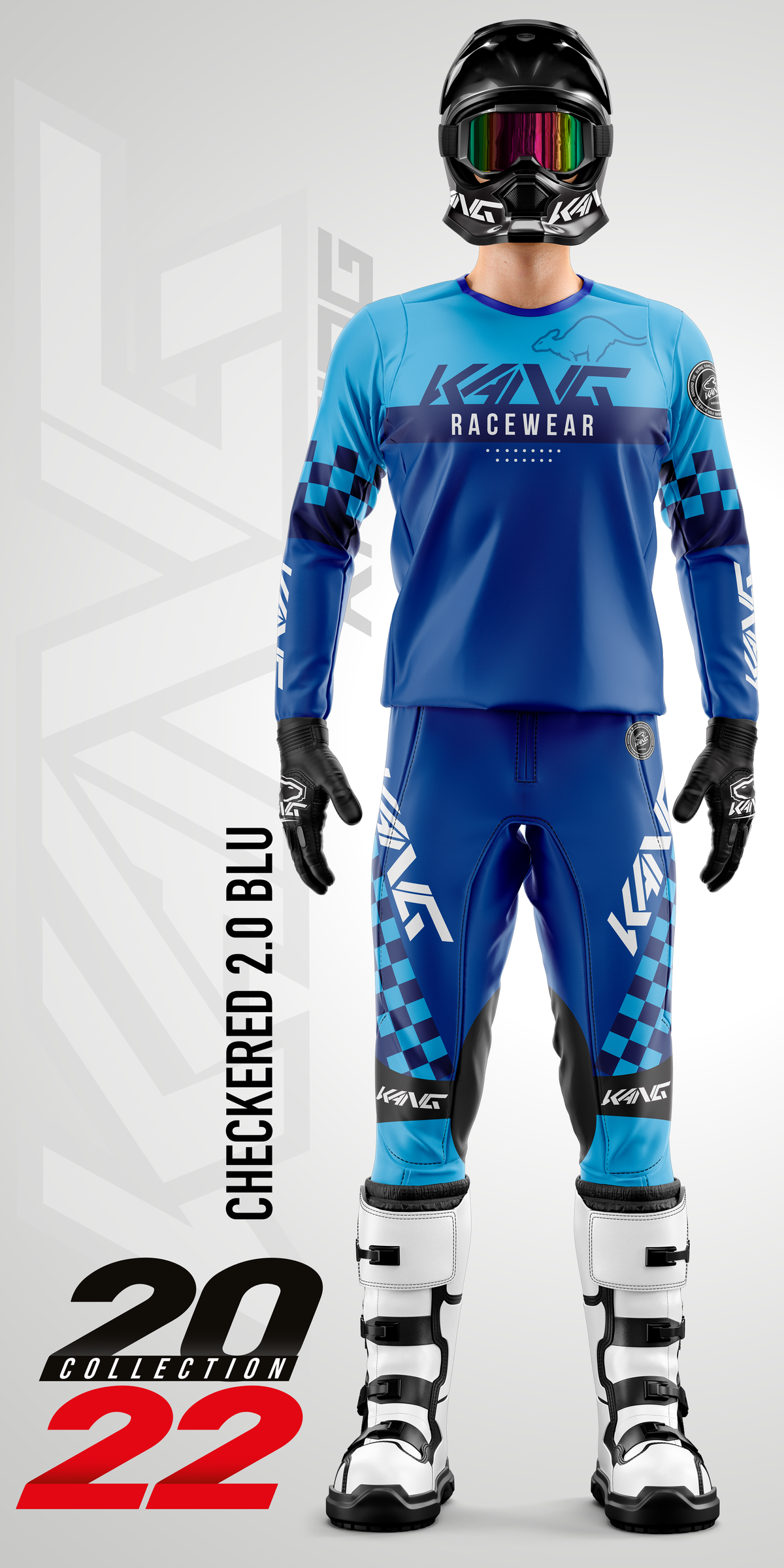 CHECKERED BLU 2022
