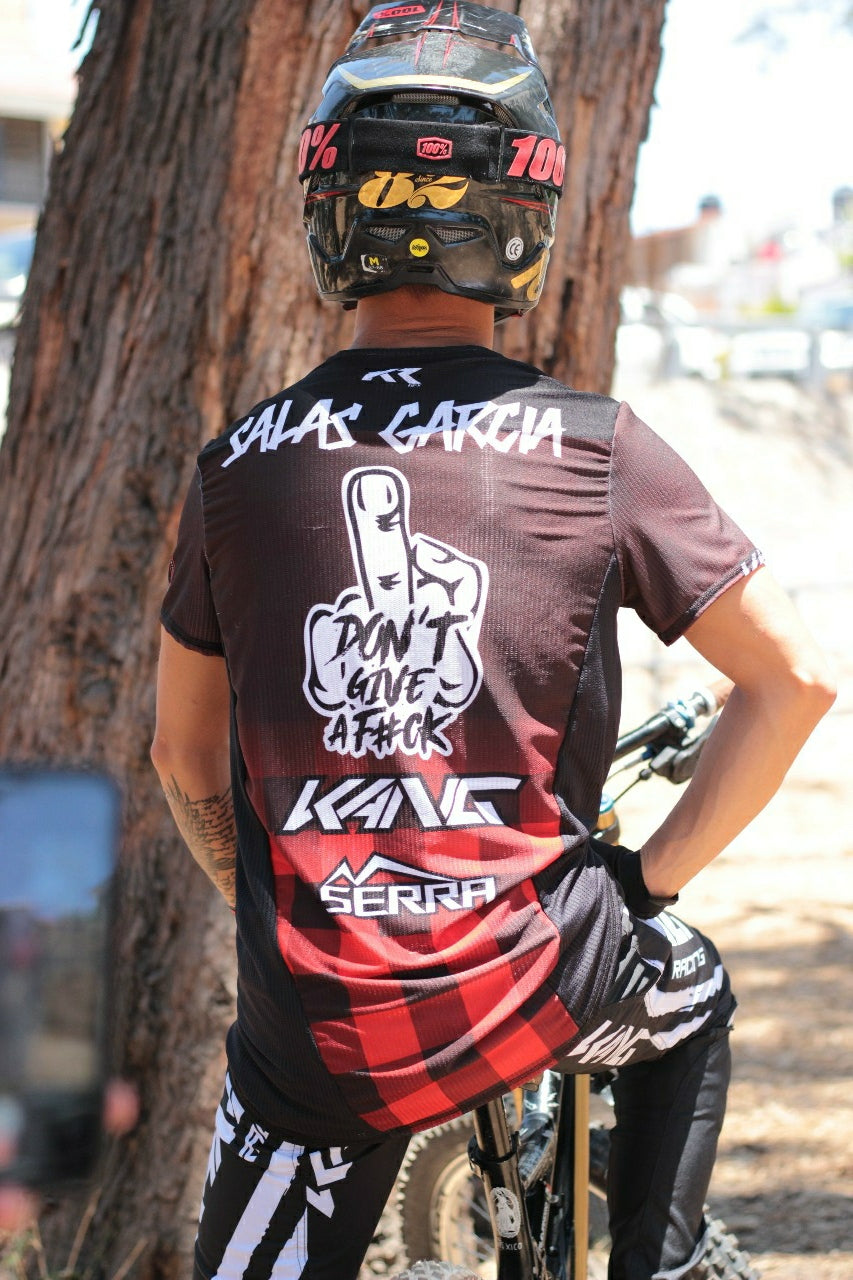 JERSEY MANGA CORTA KANG FRANNEL RED