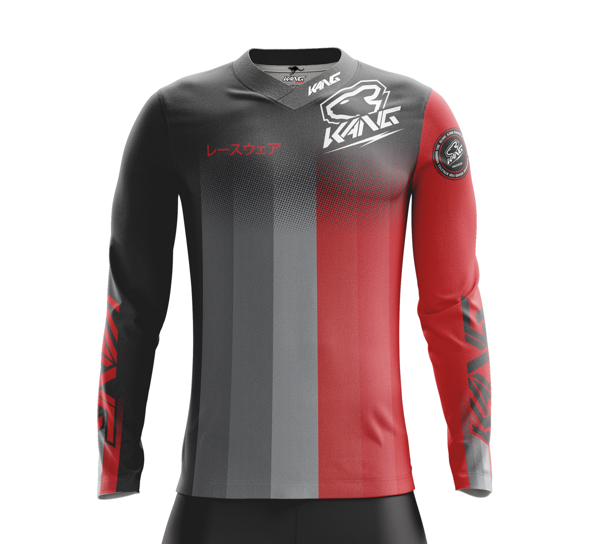 JERSEY KANG SUNRISE GREY-RED