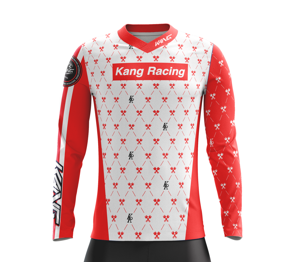 JERSEY KANG MONOGRAM SPRME RED/WHITE