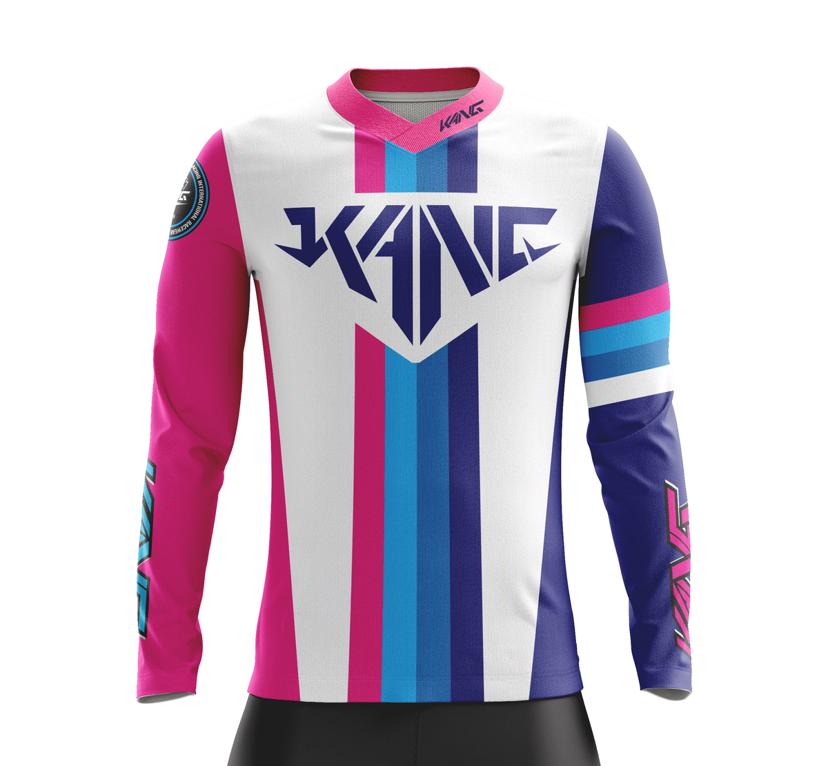 JERSEY KANG COLORMETRIK PINK/BLUE
