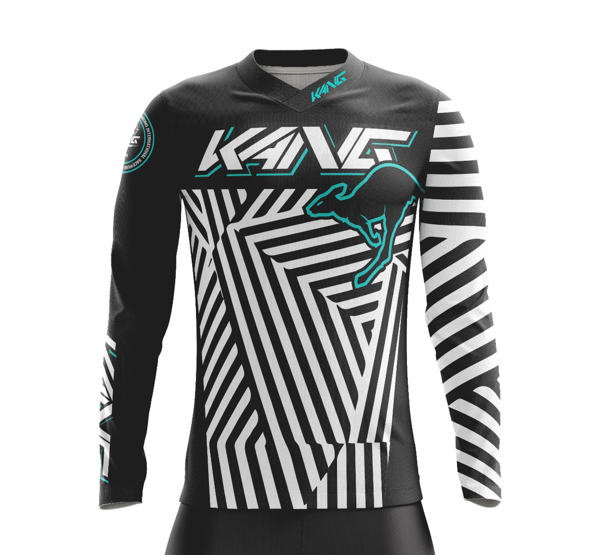 JERSEY KANG DAZZLE CAMO WHITE/AQUA