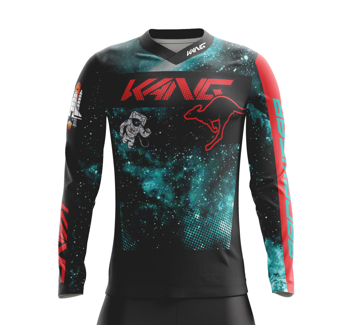 JERSEY KANG GALACTIK 2.0 LIGHTCYAN/RED