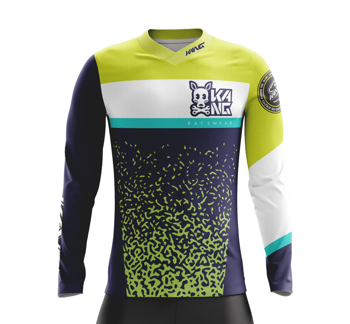 JERSEY KANG SKULL BLUE/GREEN